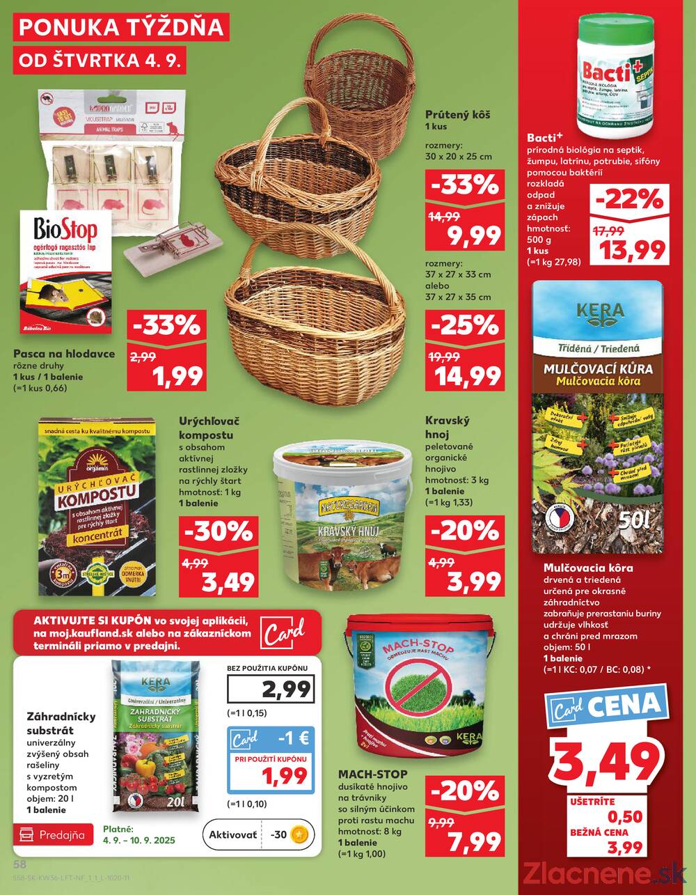 Leták Kaufland - Kaufland 4.9. - 10.9. - Kaufland Dubnica nad Váhom - strana 58