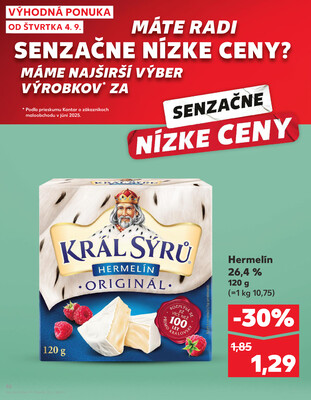 Kaufland 4.9. - 10.9. - Kaufland Dubnica nad Váhom
