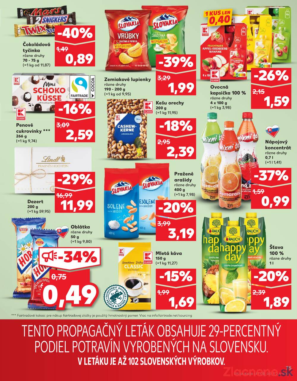 Leták Kaufland - Kaufland 4.9. - 10.9. - Kaufland Kežmarok - strana 75