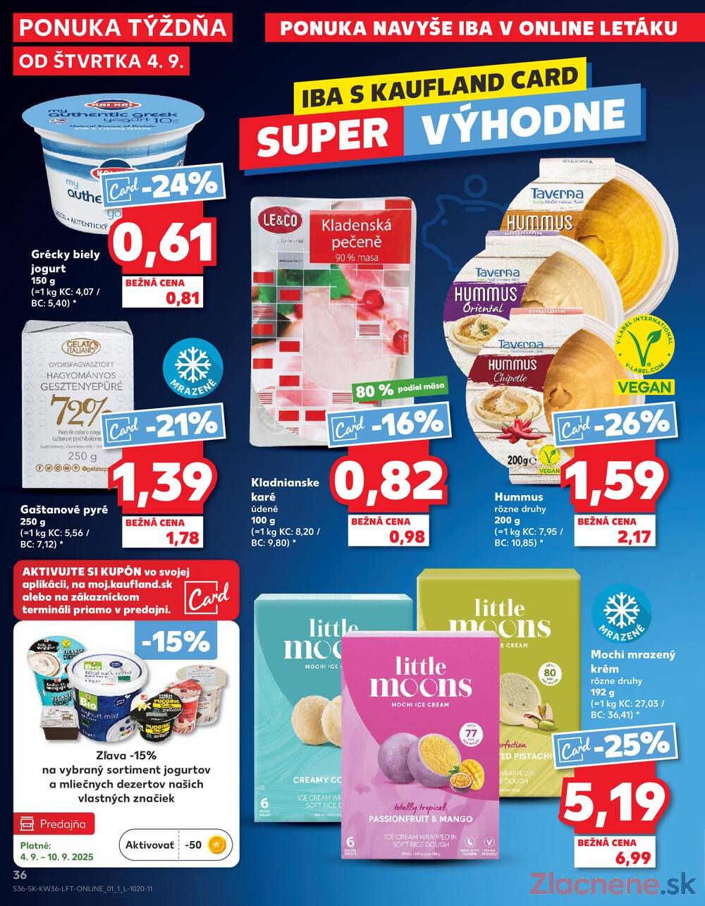 Leták Kaufland - Kaufland 4.9. - 10.9. - Kaufland Poprad - Jiřího Wolkera - strana 36
