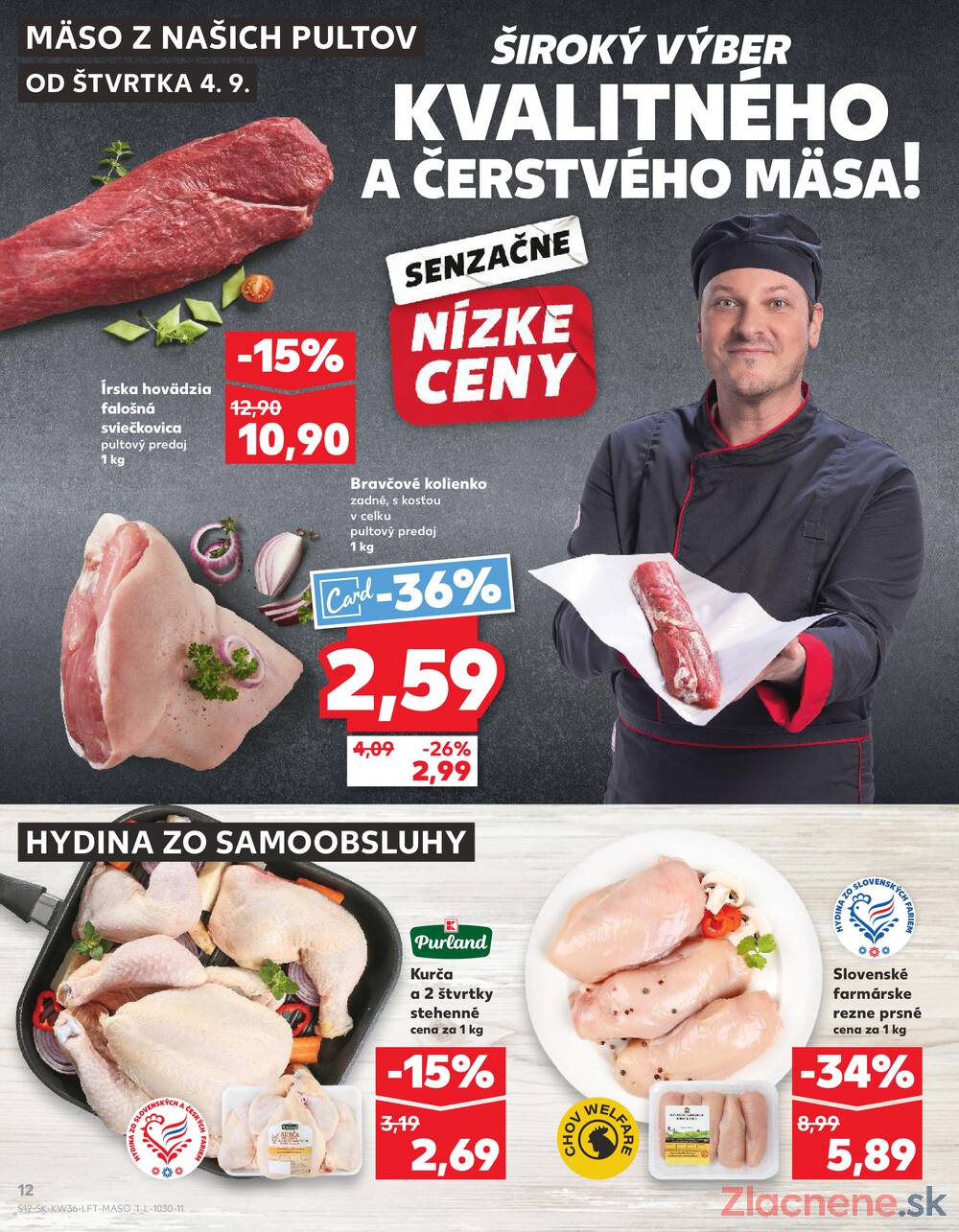 Leták Kaufland - Kaufland 4.9. - 10.9. - Kaufland Dunajská Streda - strana 12