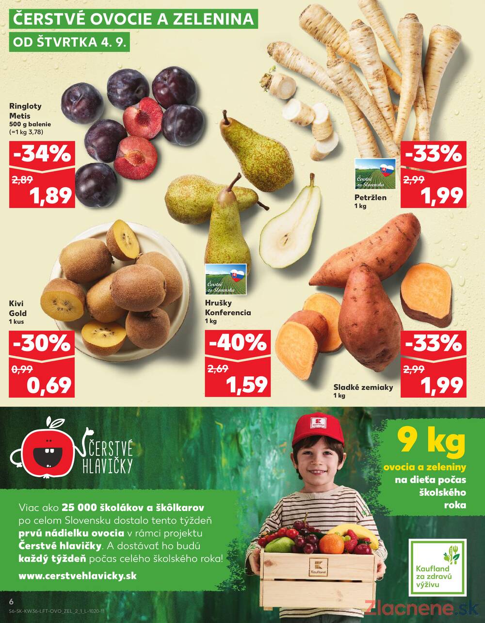Leták Kaufland - Kaufland 4.9. - 10.9. - Kaufland Hlohovec - strana 6