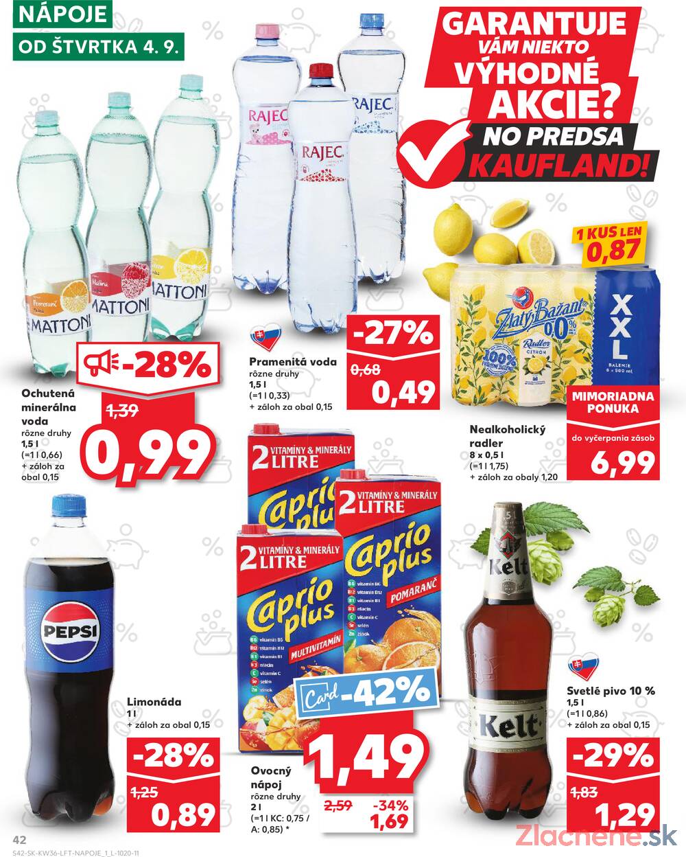 Leták Kaufland - Kaufland 4.9. - 10.9. - Kaufland Topoľčany - strana 42