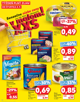 Kaufland 4.9. - 10.9. - Kaufland Topoľčany