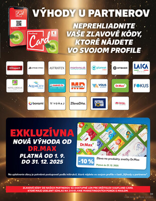 Kaufland 4.9. - 10.9. - Kaufland Topoľčany