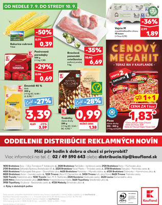 Kaufland 4.9. - 10.9. - Kaufland Topoľčany