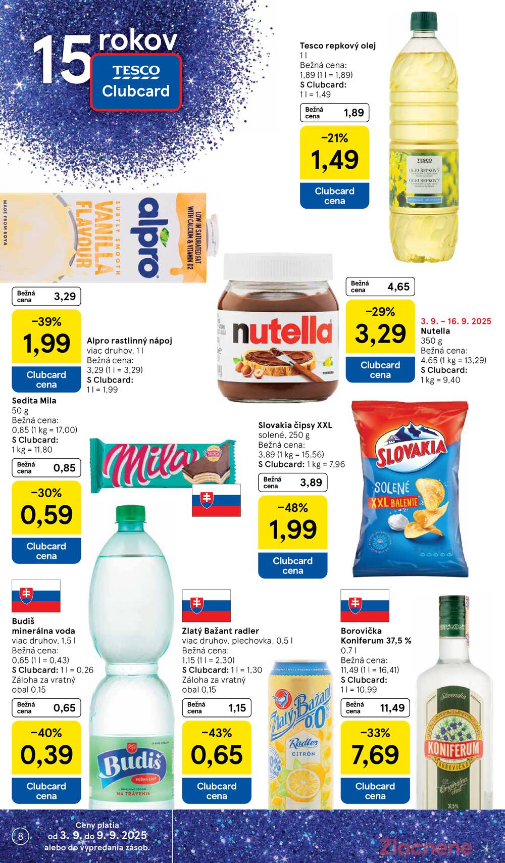 Leták Tesco - Tesco supermarkety od 3.9. do 9.9.2025 - strana 8