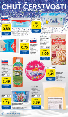 Tesco supermarkety od 3.9. do 9.9.2025