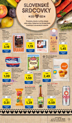 Tesco supermarkety od 3.9. do 9.9.2025
