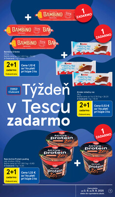 Tesco malé hypermarkety od 3.9. do 9.9.2025