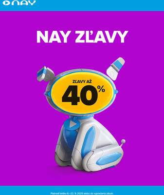 Leták NAY od 8.9. do 22.9.2025