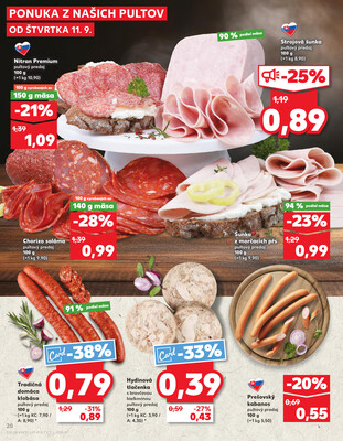 Kaufland 11.9. - 17.9. - Kaufland Detva