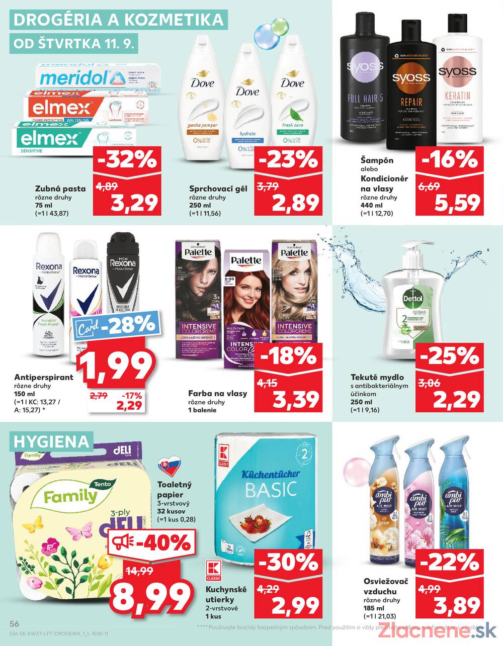 Leták Kaufland - Kaufland 11.9. - 17.9. - Kaufland Zlaté Moravce - strana 56