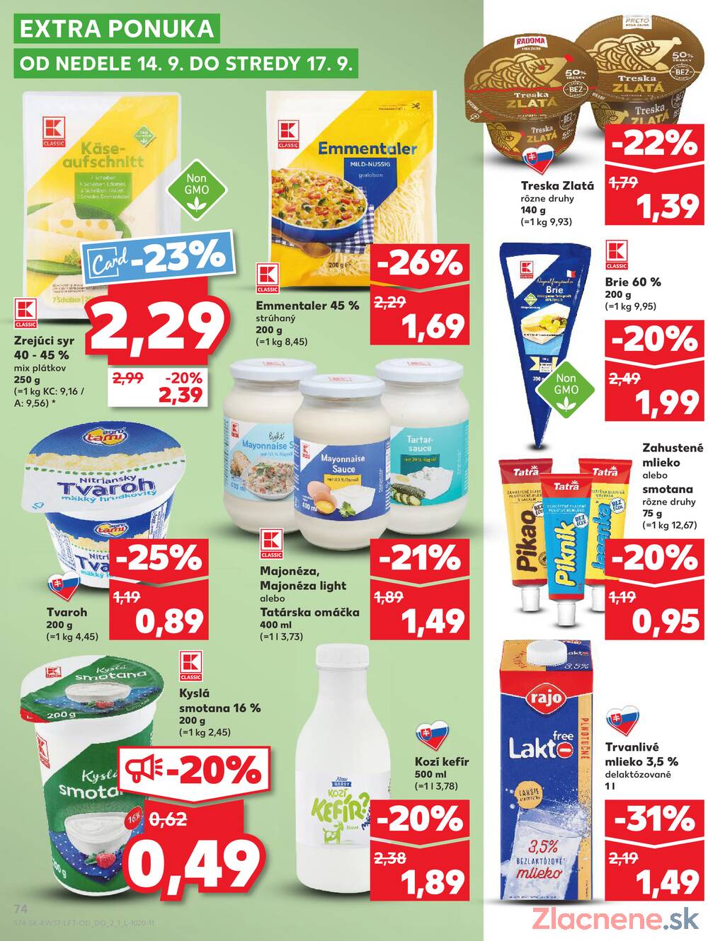 Leták Kaufland - Kaufland 11.9. - 17.9. - Kaufland Zlaté Moravce - strana 74
