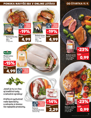 Kaufland 11.9. - 17.9. - Kaufland Zlaté Moravce