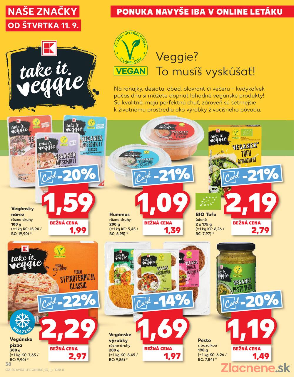 Leták Kaufland - Kaufland 11.9. - 17.9. - Kaufland Martin - strana 38