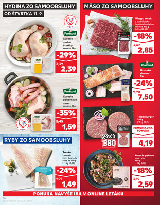 Kaufland 11.9. - 17.9. - Kaufland Martin