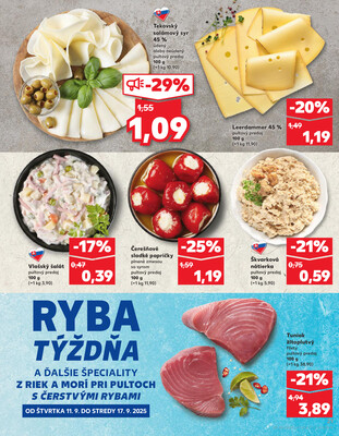 Kaufland 11.9. - 17.9. - Kaufland Martin