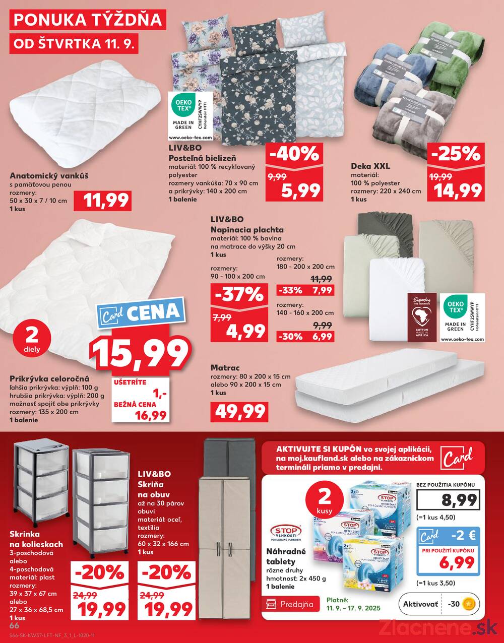 Leták Kaufland - Kaufland 11.9. - 17.9. - Kaufland Košice - Popradská  - strana 66