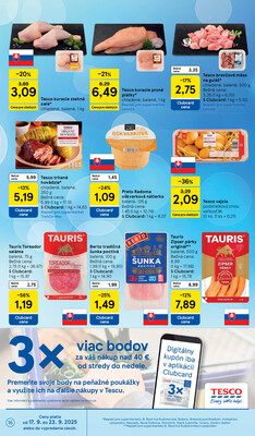 Tesco supermarkety od 17.9. do 23.9.2025
