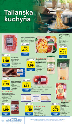 Tesco malé hypermarkety od 17.9. do 23.9.2025