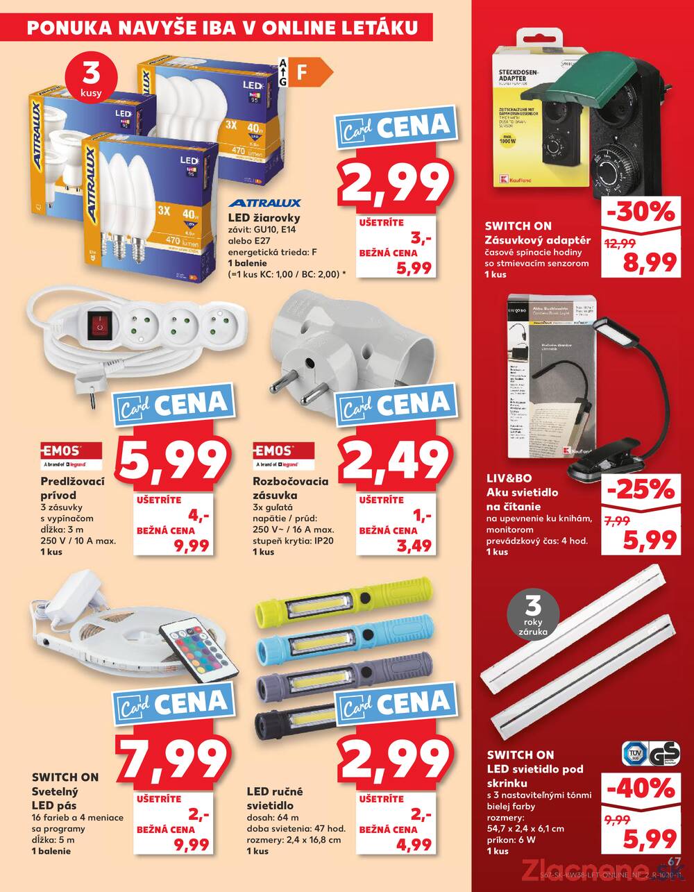 Leták Kaufland - Kaufland 18.9. - 24.9. - Kaufland Spišská Nová Ves - strana 67