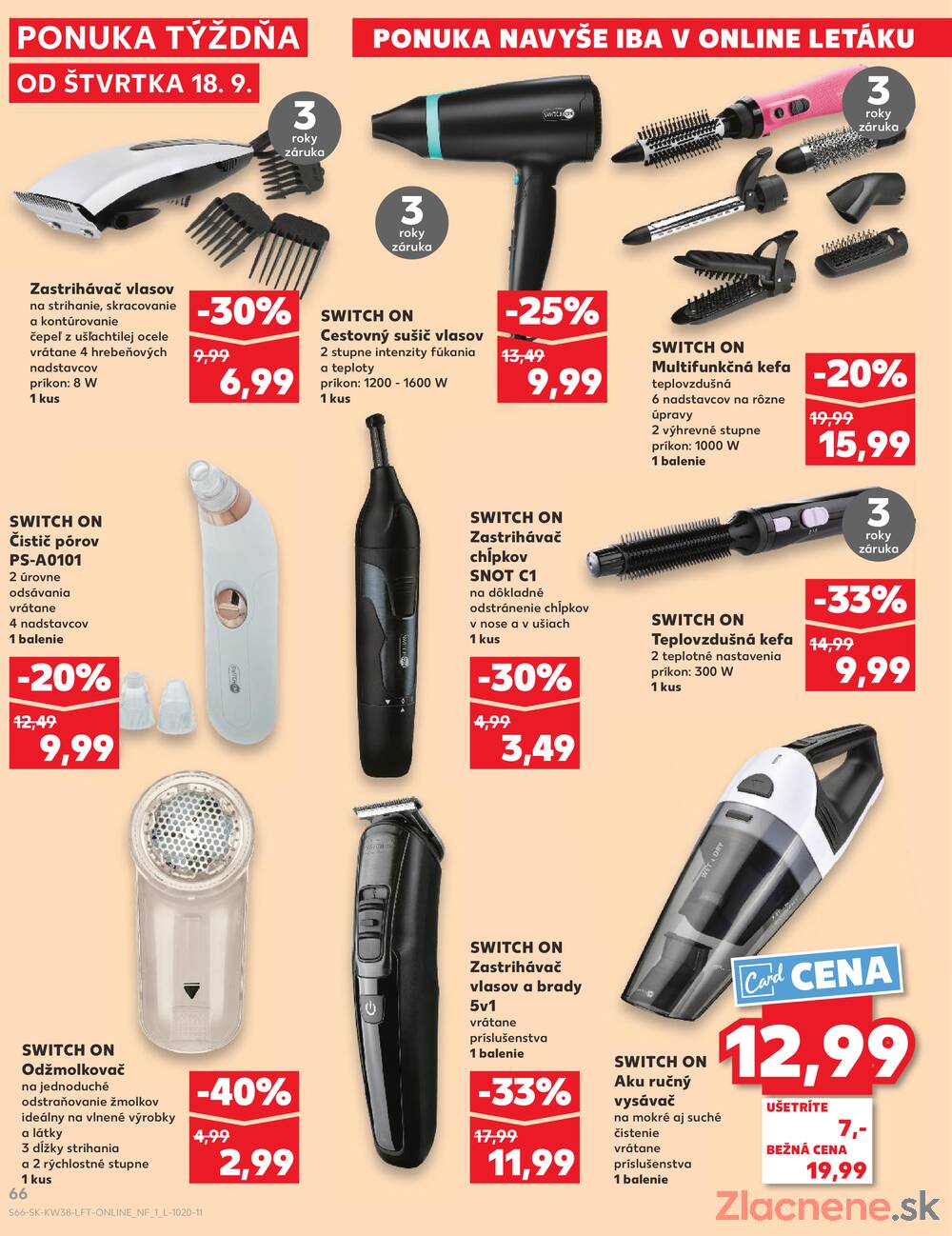 Leták Kaufland - Kaufland 18.9. - 24.9. - Kaufland Lučenec - strana 66