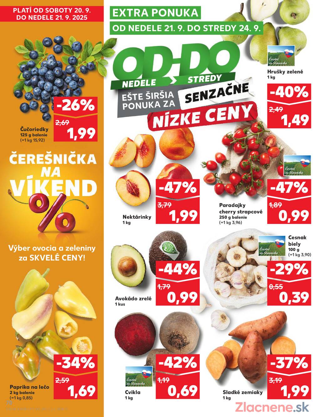 Leták Kaufland - Kaufland 18.9. - 24.9. - Kaufland Veľký Meder - strana 70
