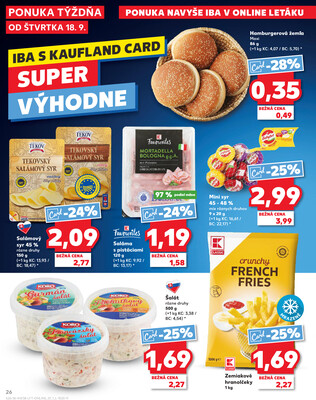 Kaufland 18.9. - 24.9. - Kaufland Veľký Meder