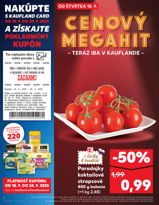 Kaufland 18.9. - 24.9. - Kaufland Nové Mesto nad Váhom