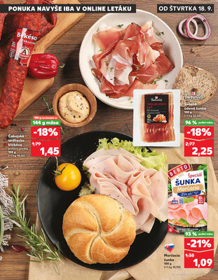 Kaufland 18.9. - 24.9. - Kaufland Nové Mesto nad Váhom