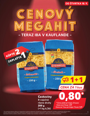 Kaufland 18.9. - 24.9. - Kaufland Komárno