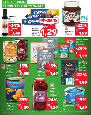 Kaufland 18.9. - 24.9. - Kaufland Komárno