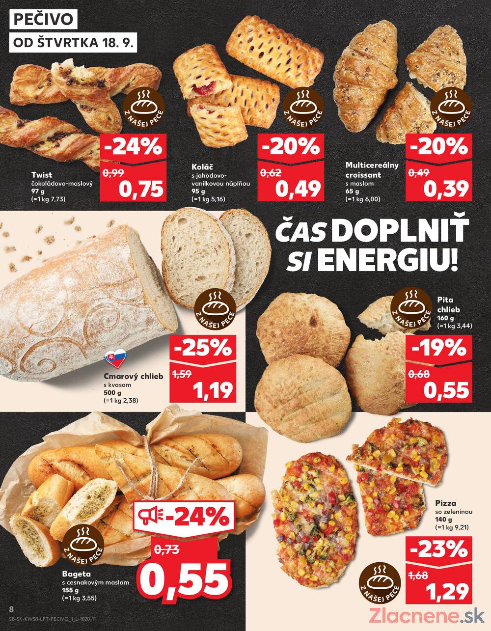 Leták Kaufland - Kaufland 18.9. - 24.9. - Kaufland Bratislava - Podunajské Biskupice - strana 8