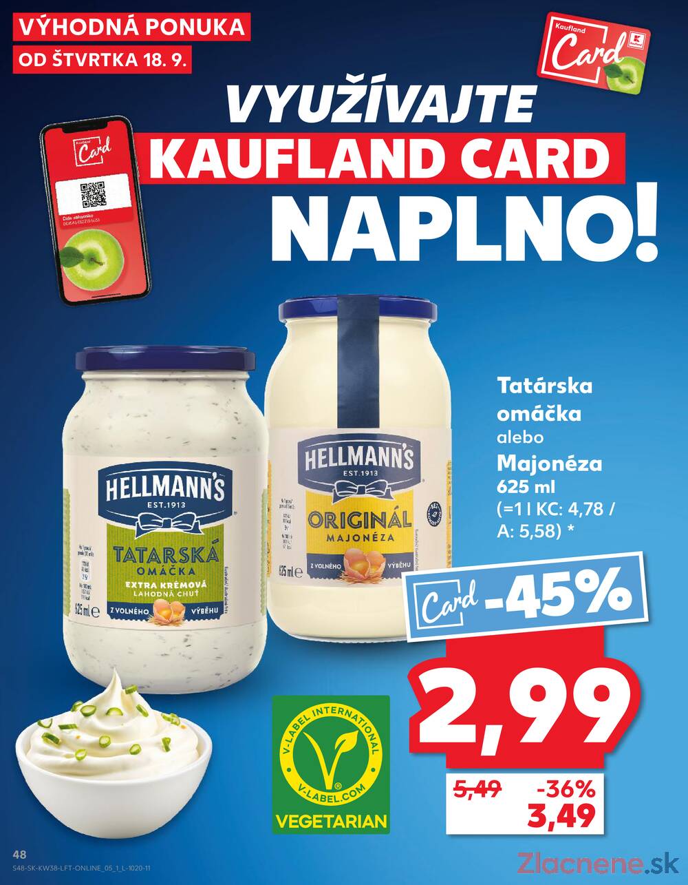 Leták Kaufland - Kaufland 18.9. - 24.9. - Kaufland Prešov - Sekčov  - strana 48