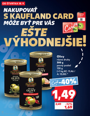 Kaufland 18.9. - 24.9. - Kaufland Prešov - Sekčov 