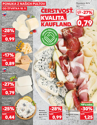 Kaufland 18.9. - 24.9. - Kaufland Senica