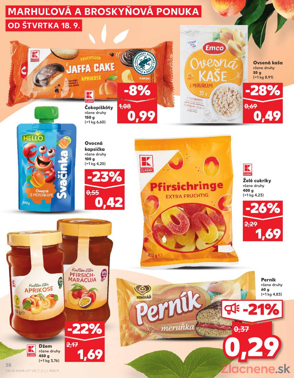 Leták Kaufland - Kaufland 18.9. - 24.9. - Kaufland Skalica - Mallého - strana 38