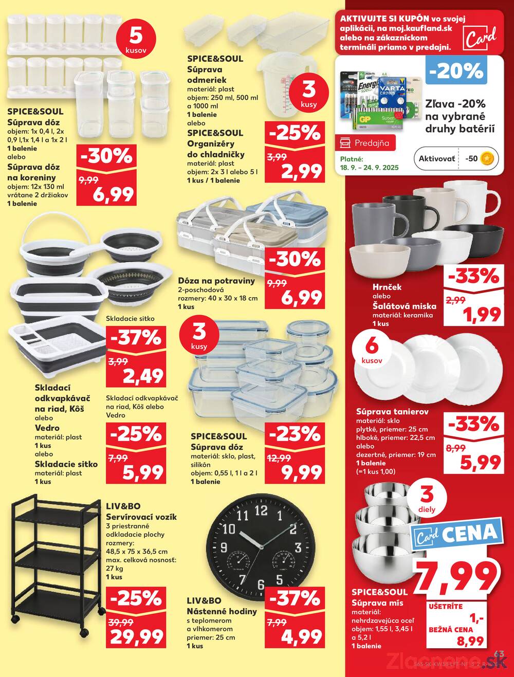 Leták Kaufland - Kaufland 18.9. - 24.9. - Kaufland Skalica - Mallého - strana 63
