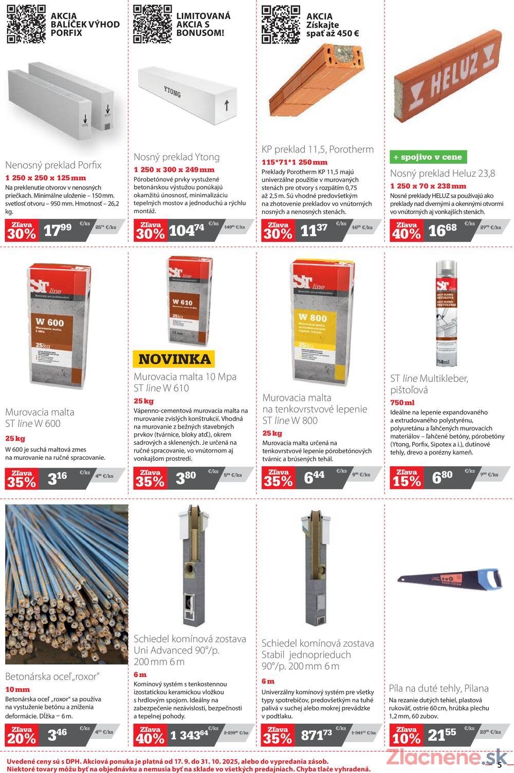 Leták STAVMAT
		  platný do 31.10.2025 - strana 5