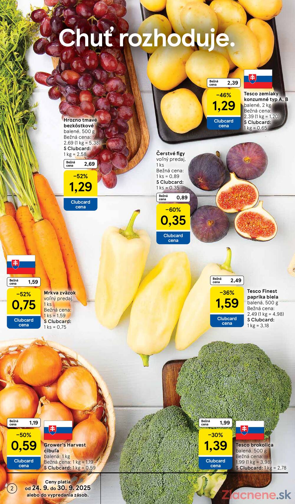 Leták Tesco - Tesco supermarkety od 24.9. do 30.9.2025 - strana 2