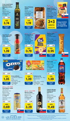 Tesco supermarkety od 24.9. do 30.9.2025
