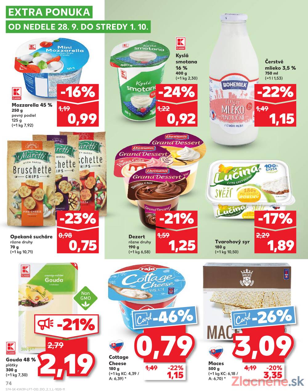 Leták Kaufland - Kaufland 25.9. - 1.10. - Kaufland Michalovce - strana 74
