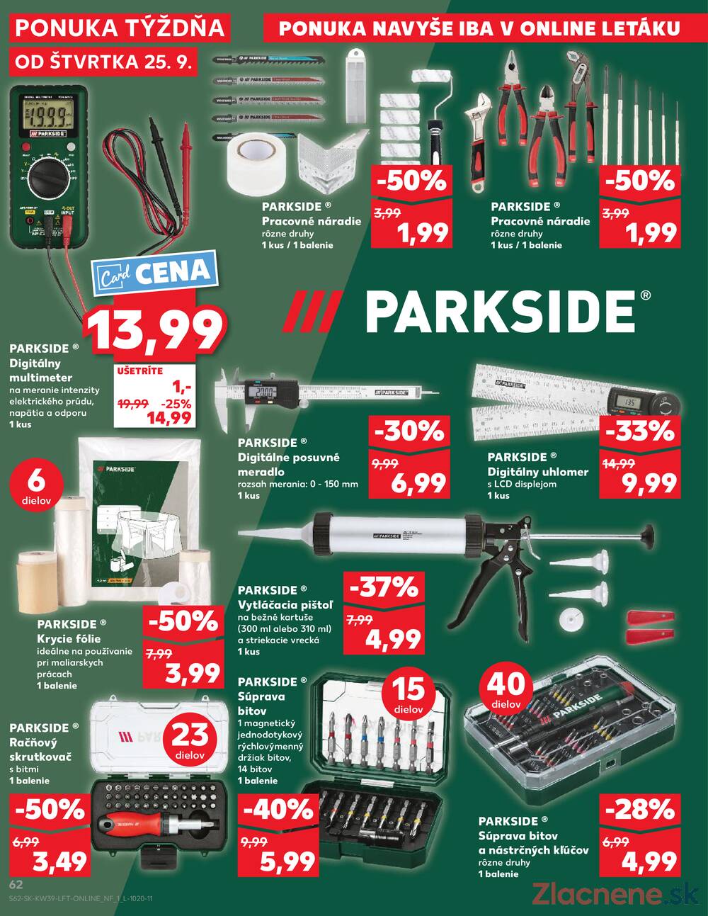 Leták Kaufland - Kaufland 25.9. - 1.10. - Kaufland Bardejov - strana 62