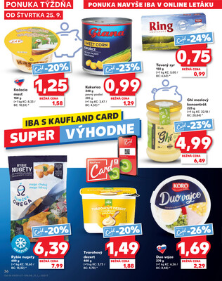Kaufland 25.9. - 1.10. - Kaufland Bardejov