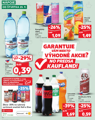 Kaufland 25.9. - 1.10. - Kaufland Bardejov