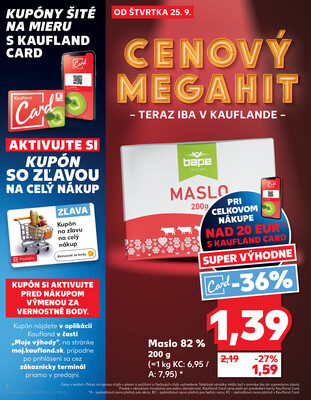 Kaufland 25.9. - 1.10. - Kaufland Stará Ľubovňa