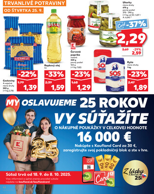 Kaufland 25.9. - 1.10. - Kaufland Stará Ľubovňa