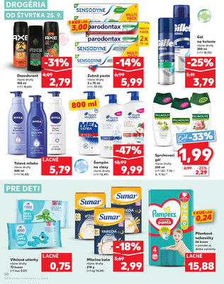 Kaufland 25.9. - 1.10. - Kaufland Stará Ľubovňa