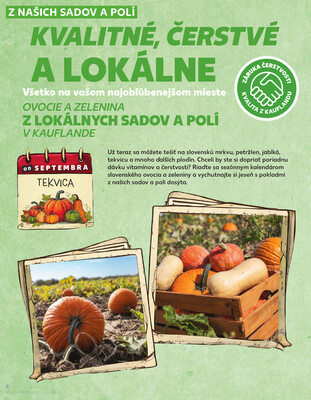 Kaufland 25.9. - 1.10. - Kaufland Trebišov